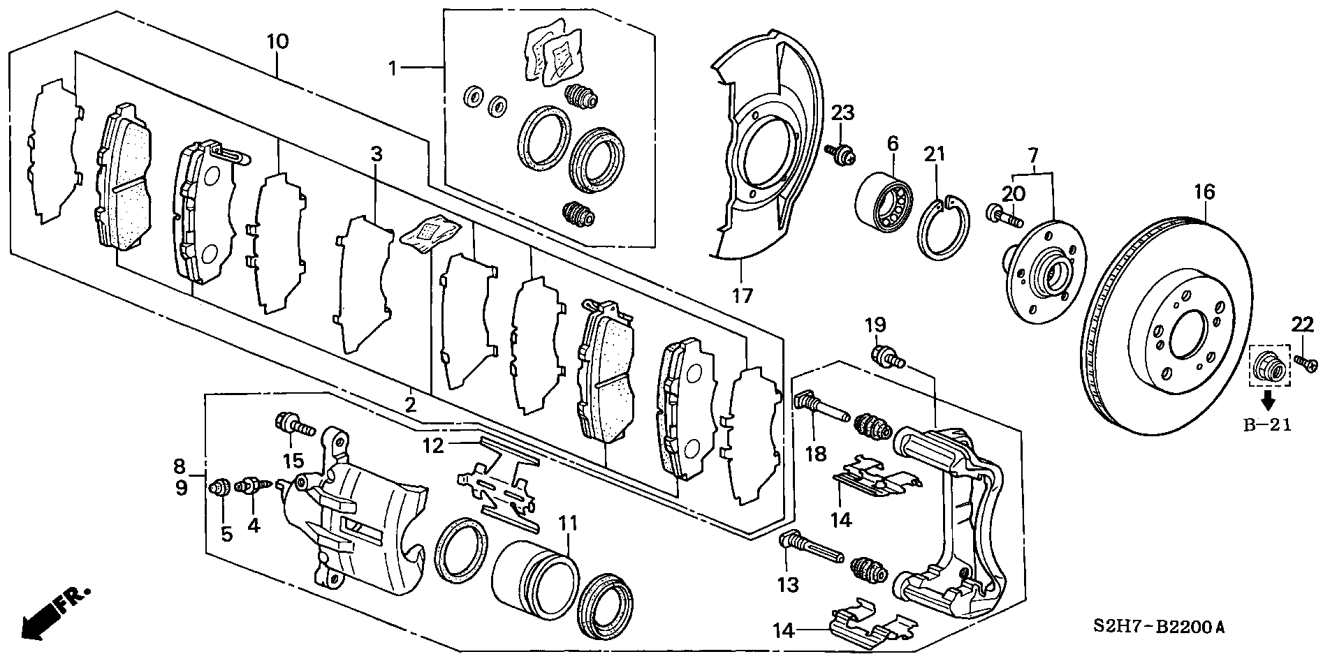 ACURA 44300S04A01 - Подшипник ступицы колеса parts5.com