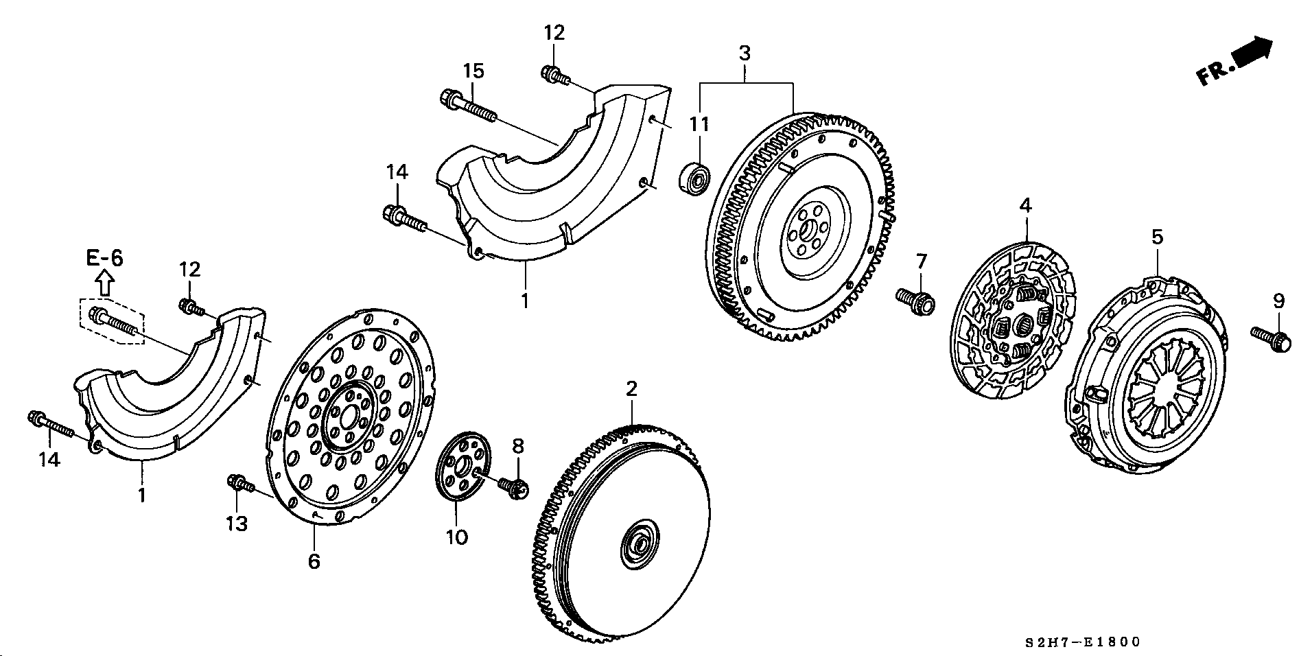 Honda 22200-PLL-005 - Диск сцепления, фрикцион parts5.com