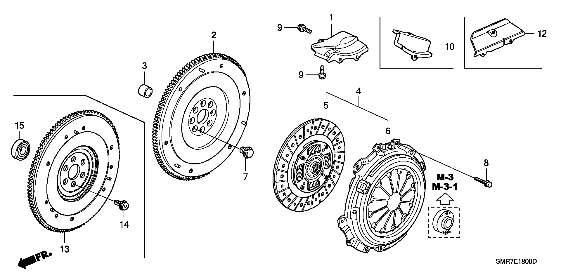 Honda 22103-PNA-003 - Центрирующий опорный подшипник, система сцепления parts5.com