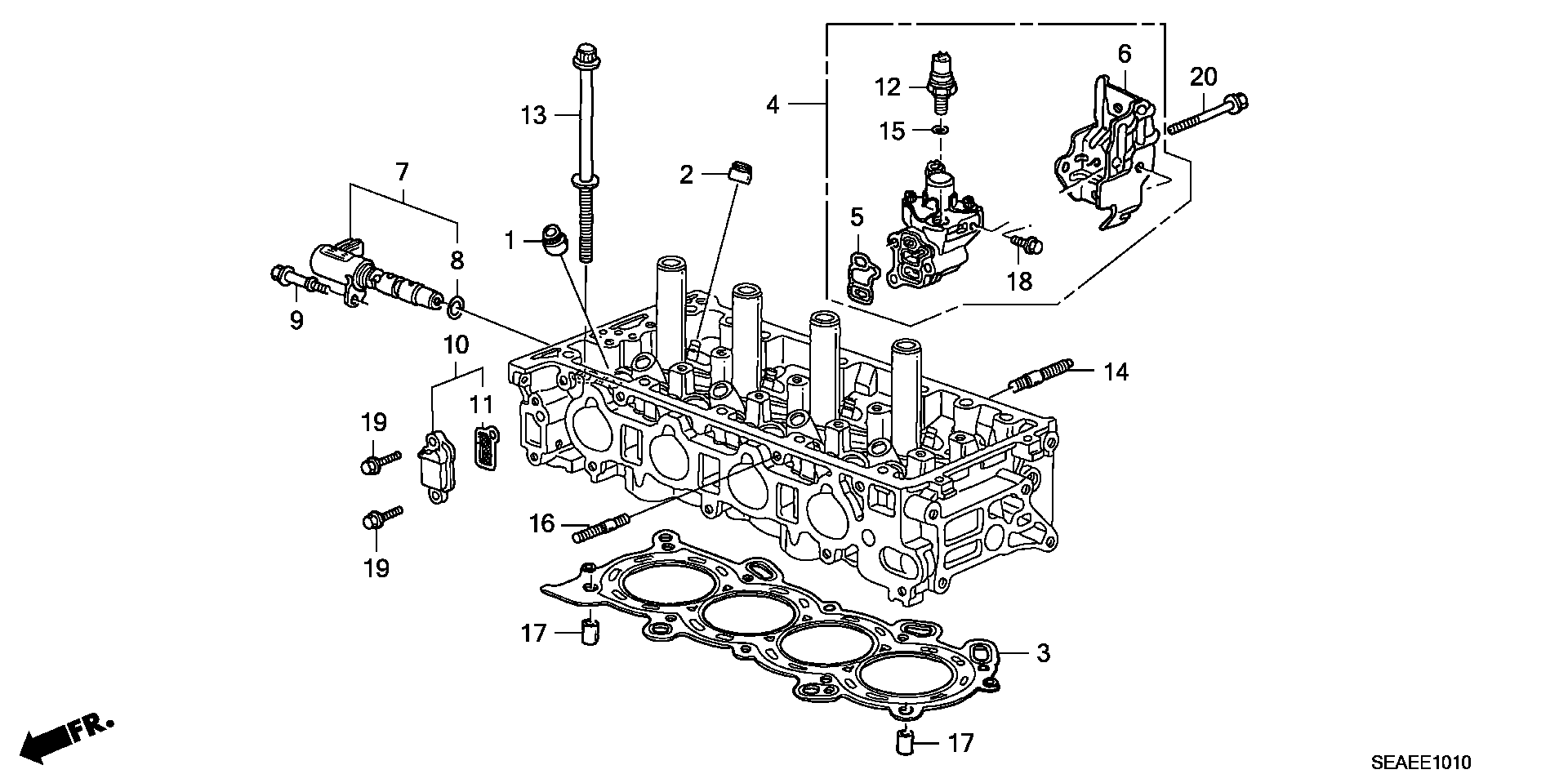 Honda 15815-RAA-A02 - Прокладка, сетчатый масляный фильтр parts5.com