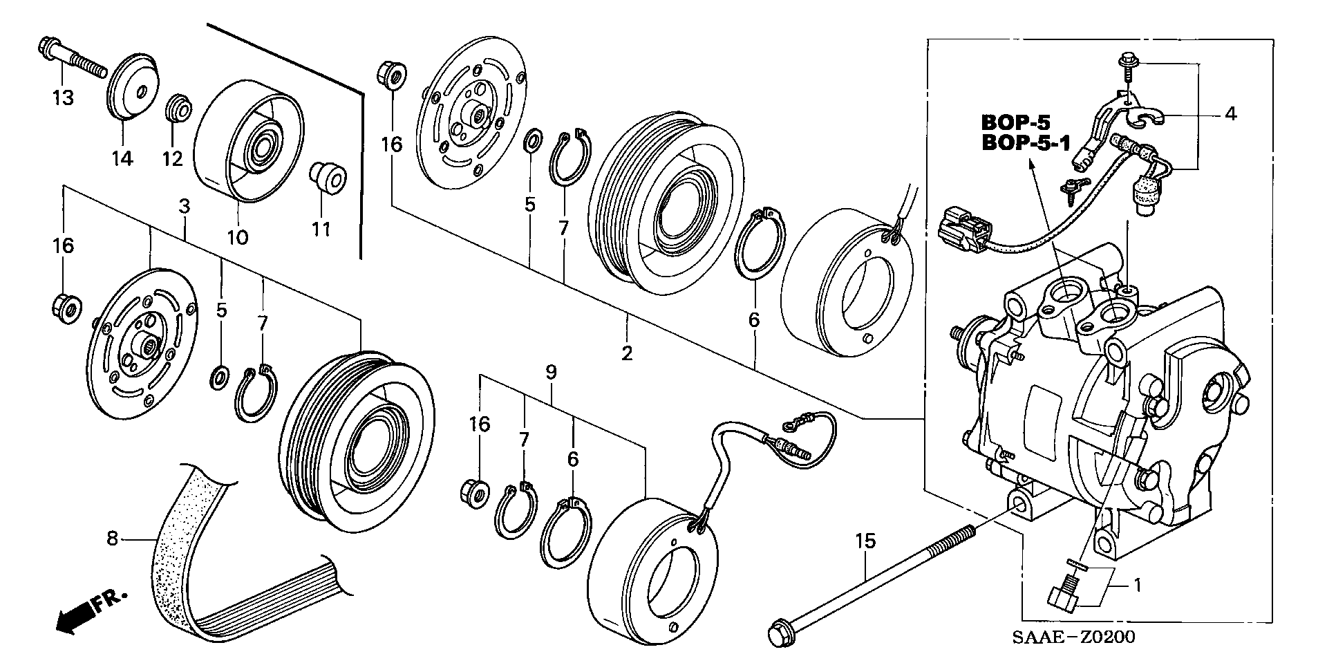 HONDA (DONGFENG) 38942-PHM-004 - Направляющий ролик, поликлиновый ремень parts5.com