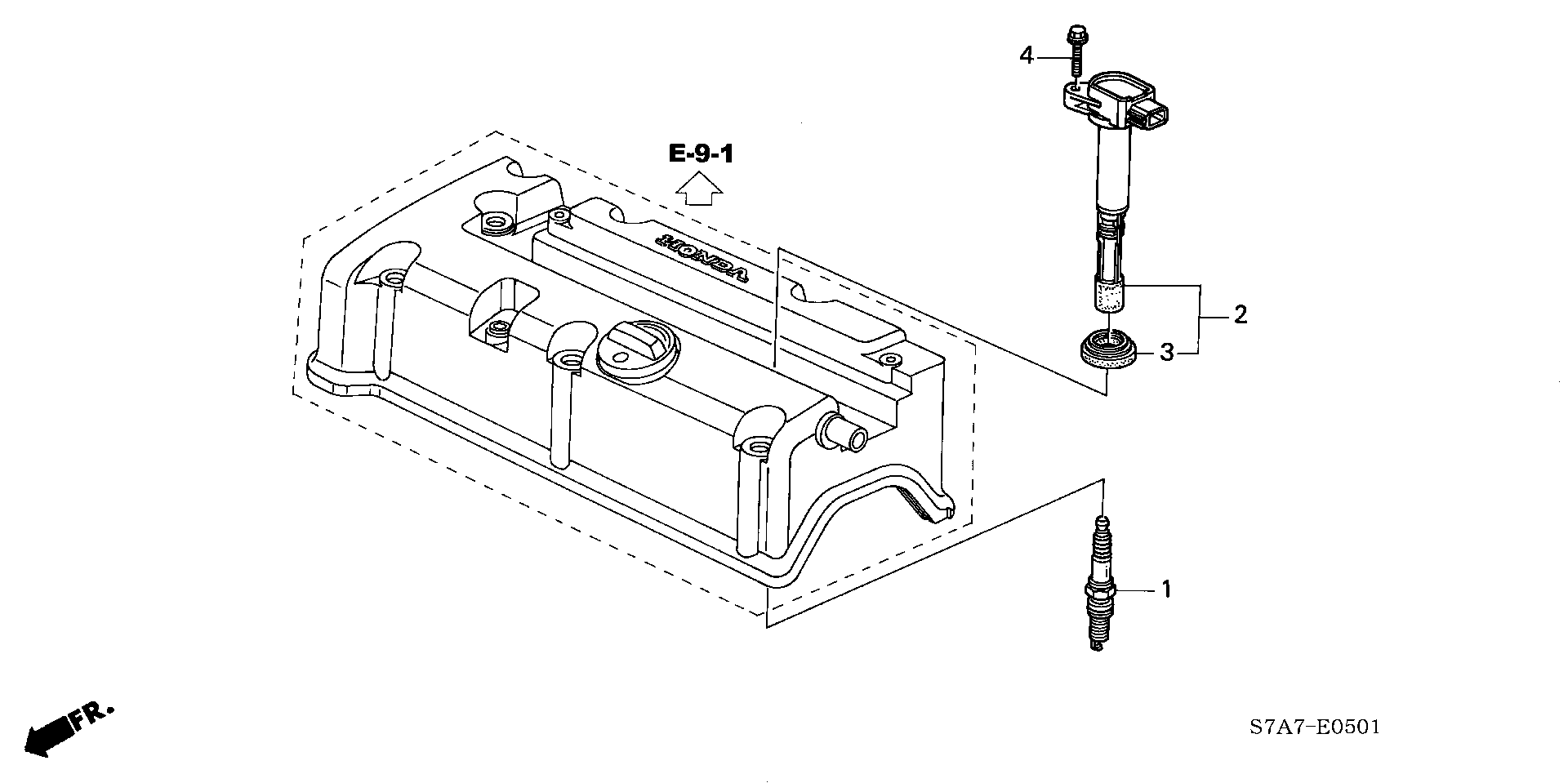 ACURA 30520-PNA-007 - Катушка зажигания parts5.com