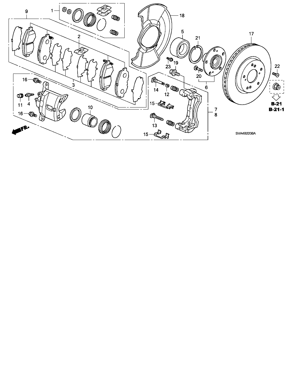 Honda 90681-SNA-000 - Комплект подшипника ступицы колеса parts5.com