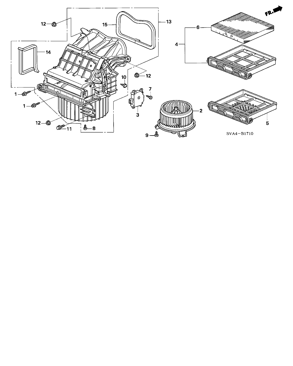 Honda 80292-SDA-A01 - Фильтр воздуха в салоне parts5.com