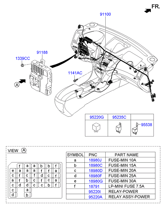 KIA 95230-2P020 - Реле, ABS parts5.com