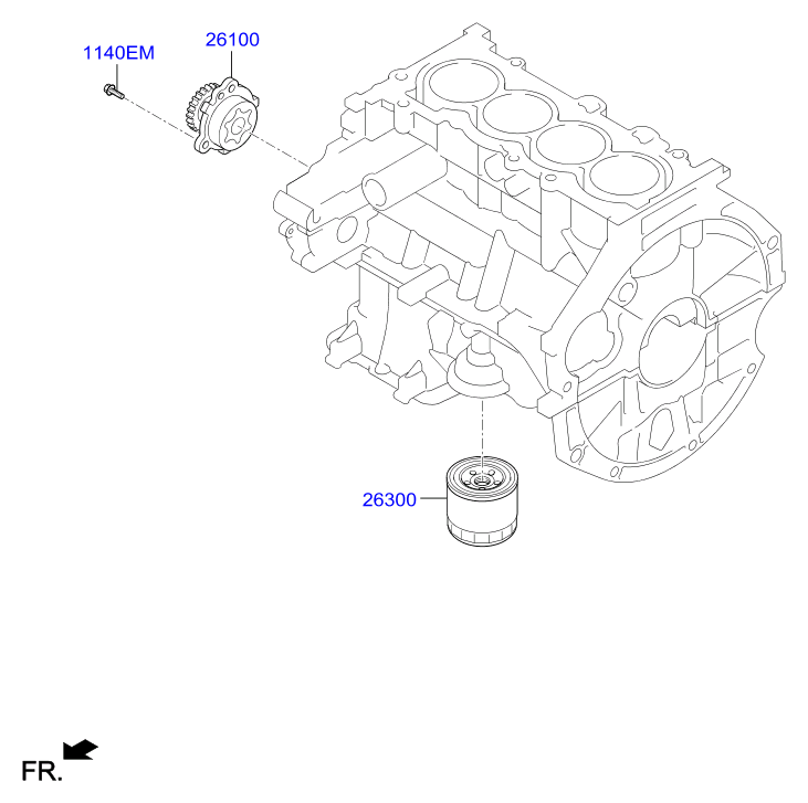 KIA 2630002752 - Масляный фильтр parts5.com