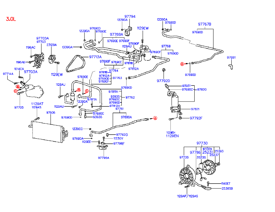 Buessing 97713-33340 - Поликлиновой ремень parts5.com