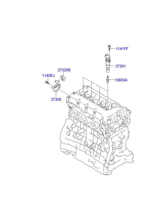 Hyundai 18847-08200 - Свеча зажигания parts5.com