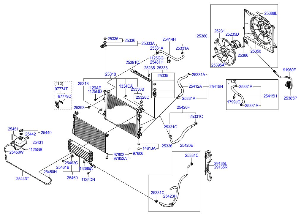 Hyundai 978023L000 - Осушитель, кондиционер parts5.com