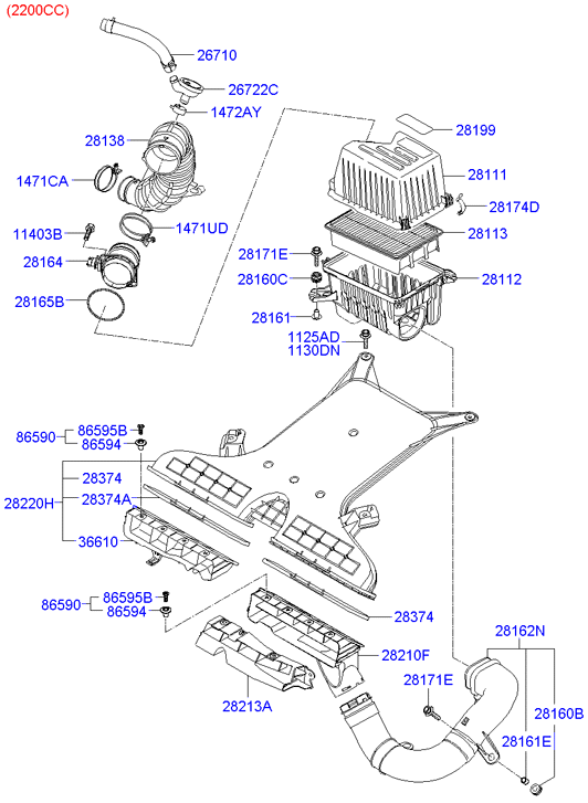 Buessing 28164-27800 - Датчик потока, массы воздуха parts5.com