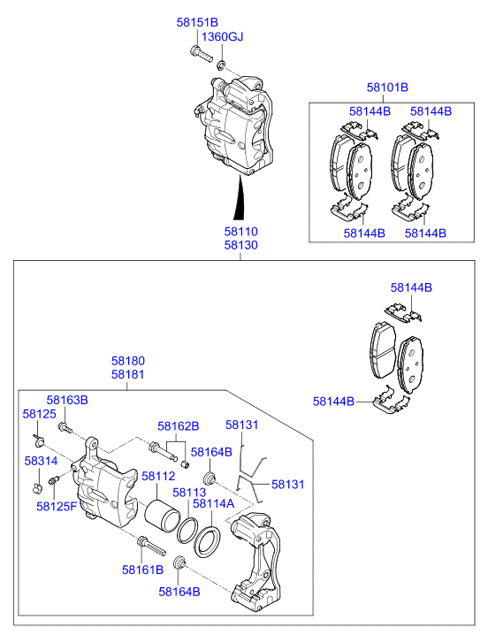 Hyundai 58180-F2A00 - Поршень, корпус скобы тормоза parts5.com