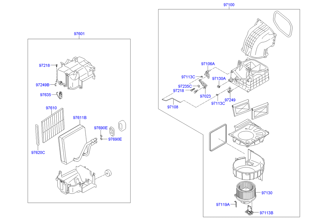 Hyundai 97617-1C001 - Фильтр воздуха в салоне parts5.com