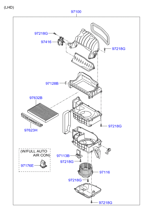 Hyundai 97133-2L000 - Фильтр воздуха в салоне parts5.com