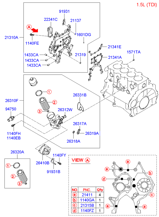 Hyundai 26320-27100 - Масляный фильтр parts5.com