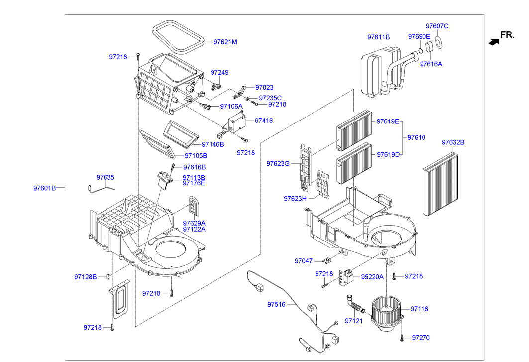 Buessing 97133-3A000 - Фильтр воздуха в салоне parts5.com