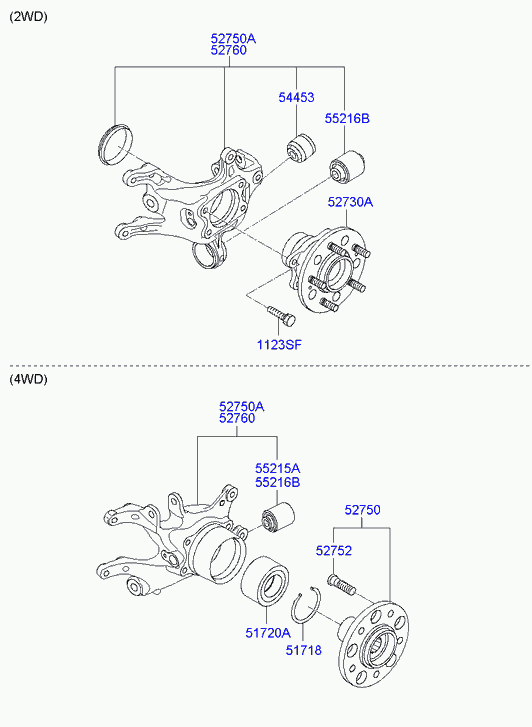 KIA 51720-2J001 - Комплект подшипника ступицы колеса parts5.com