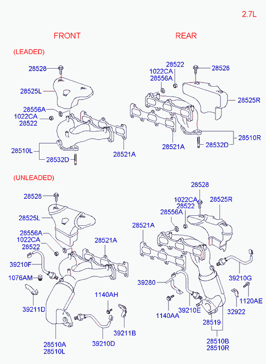 Hyundai 2851 037 230 - Катализатор parts5.com