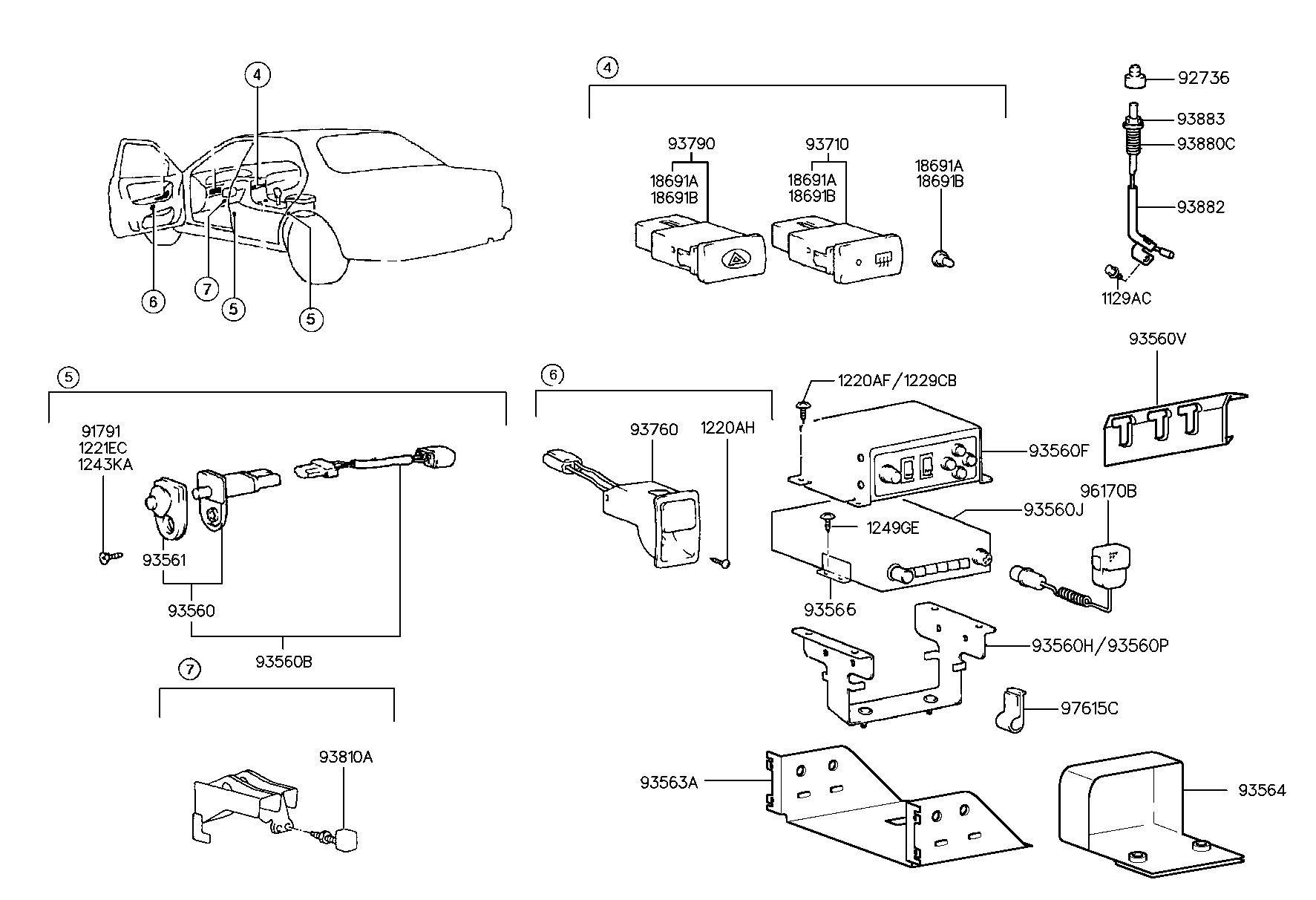 Hyundai 93810-21001 - Выключатель фонаря сигнала торможения parts5.com