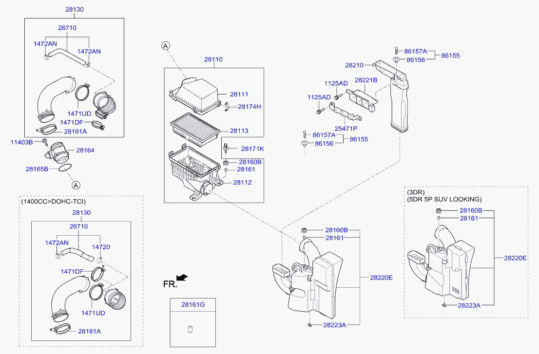 Hyundai 2813526100 - Лампа накаливания, фара дневного освещения parts5.com