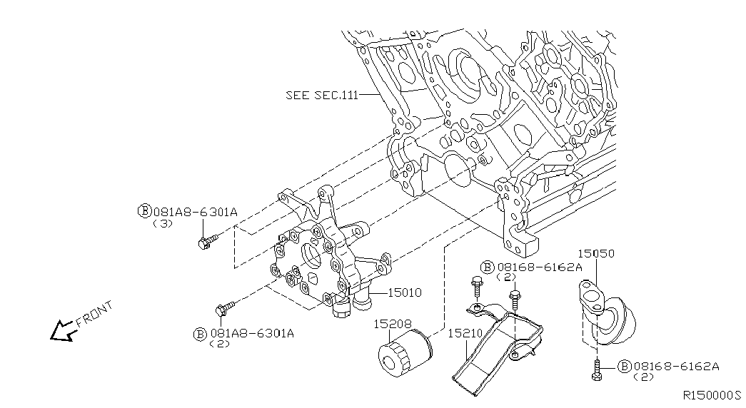 UD 15208-31U01 - Масляный фильтр, ступенчатая коробка передач parts5.com