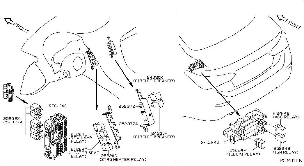 NISSAN 25230 79942 - Многофункциональное реле parts5.com