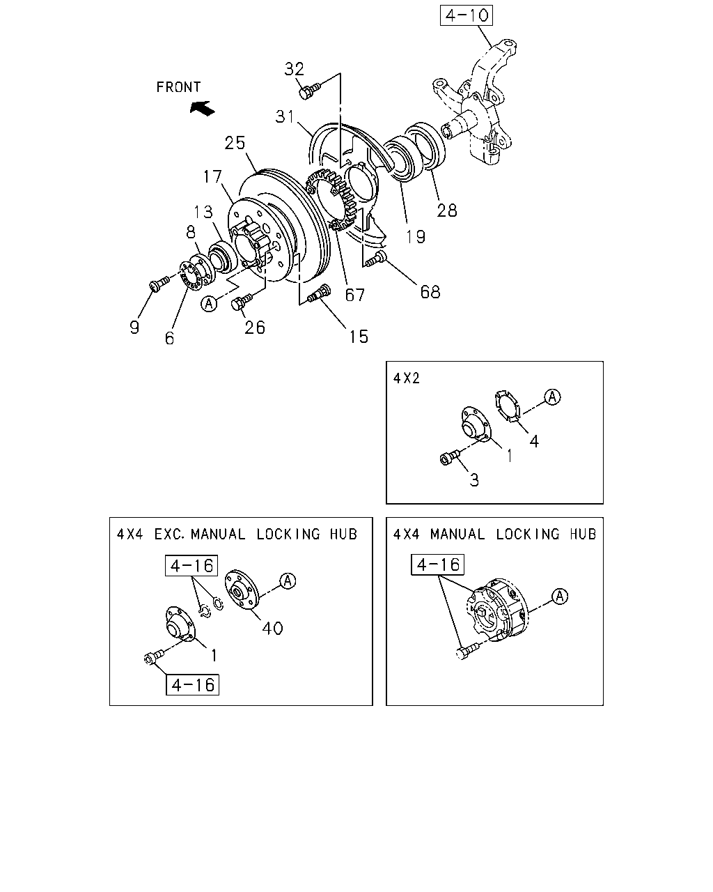 Subaru 8-94227-041-0 - Комплект подшипника ступицы колеса parts5.com