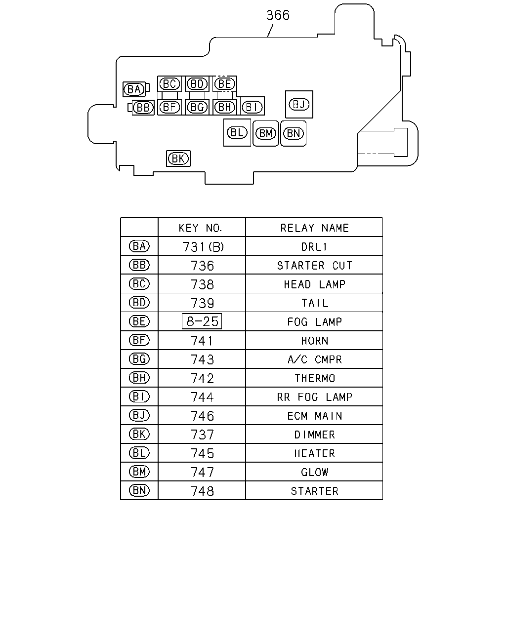 ISUZU 8-98146-837-0 - Многофункциональное реле parts5.com