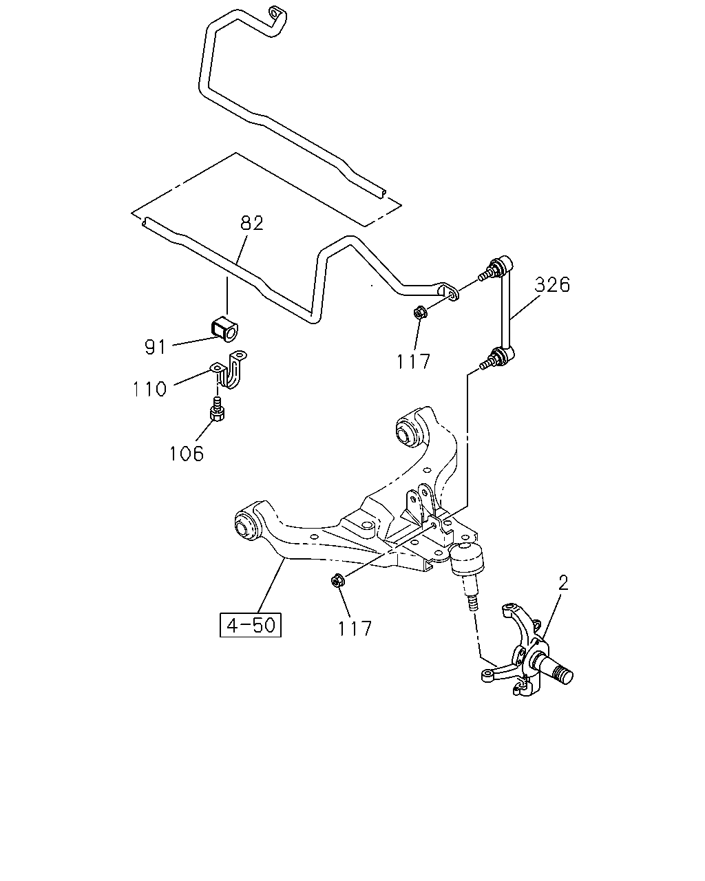 ISUZU 8-97944-575-0 - Rod / Strut, stabiliser parts5.com