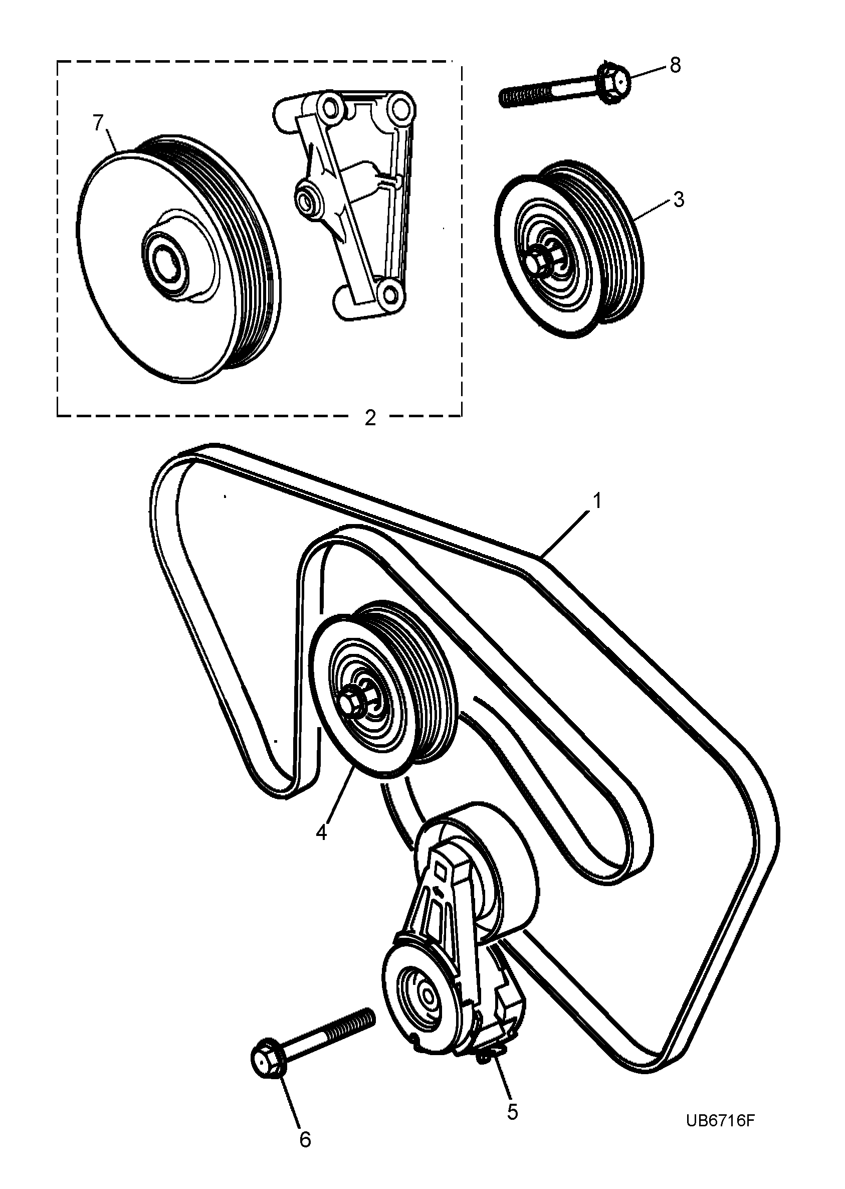 Jaguar AJ8 4136 - Поликлиновой ремень parts5.com