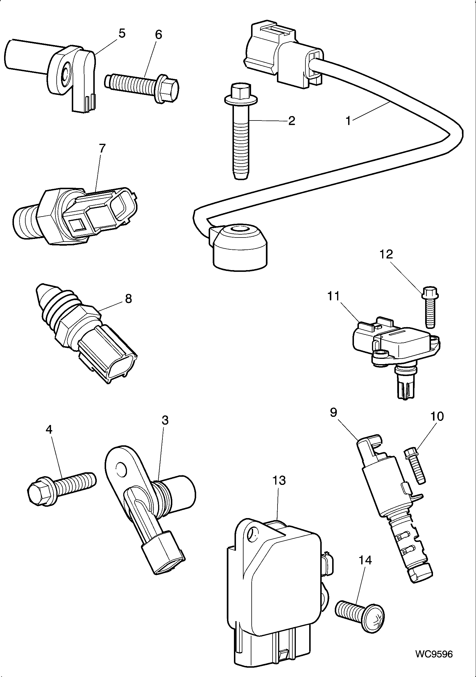 Jaguar LRA 1600AA - Датчик, температура охлаждающей жидкости parts5.com