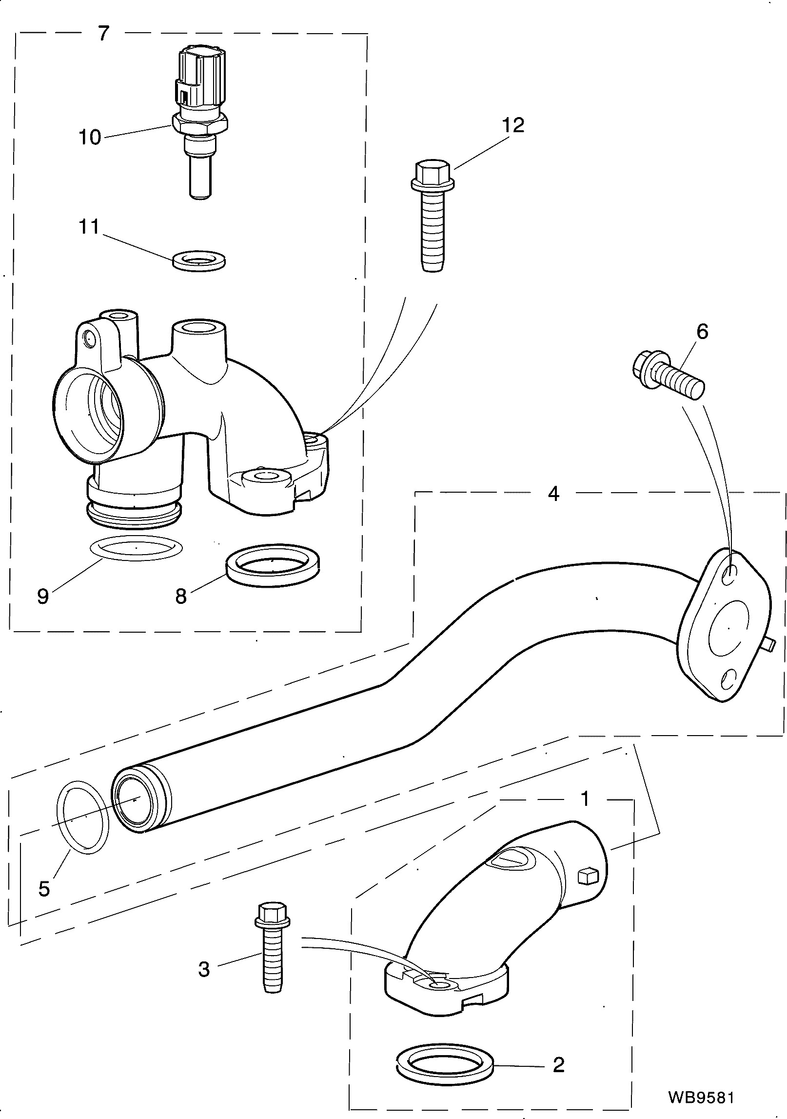 Jaguar LNA 1600 AA - Датчик, температура охлаждающей жидкости parts5.com