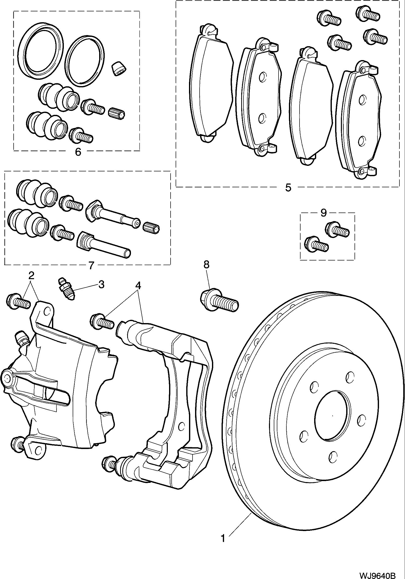 Jaguar C2S52079 - Тормозные колодки, дисковые, комплект parts5.com