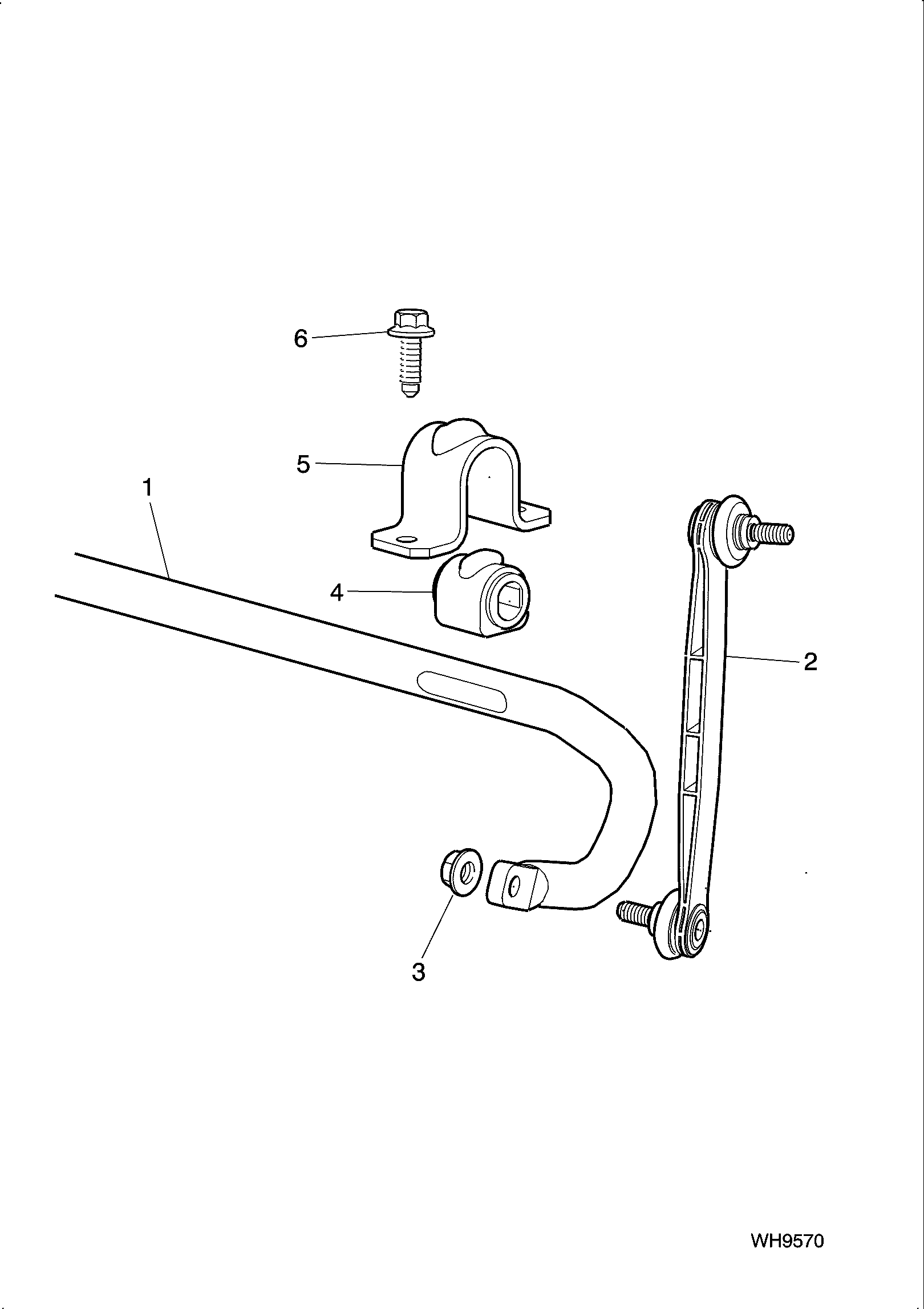 FORD C2S 39552 - Тяга / стойка, стабилизатор parts5.com