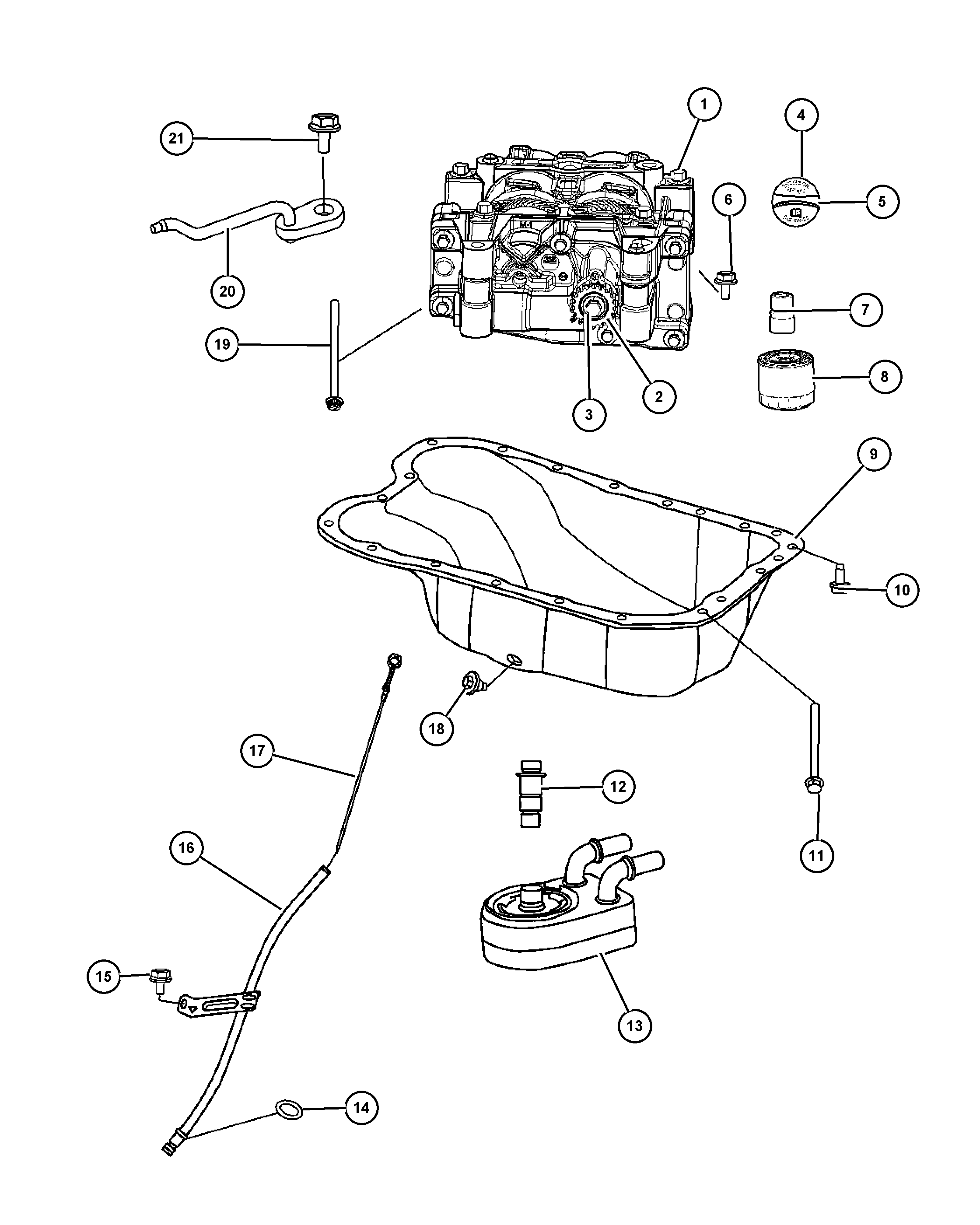 Chrysler 4884 900AB - Oil Filter parts5.com