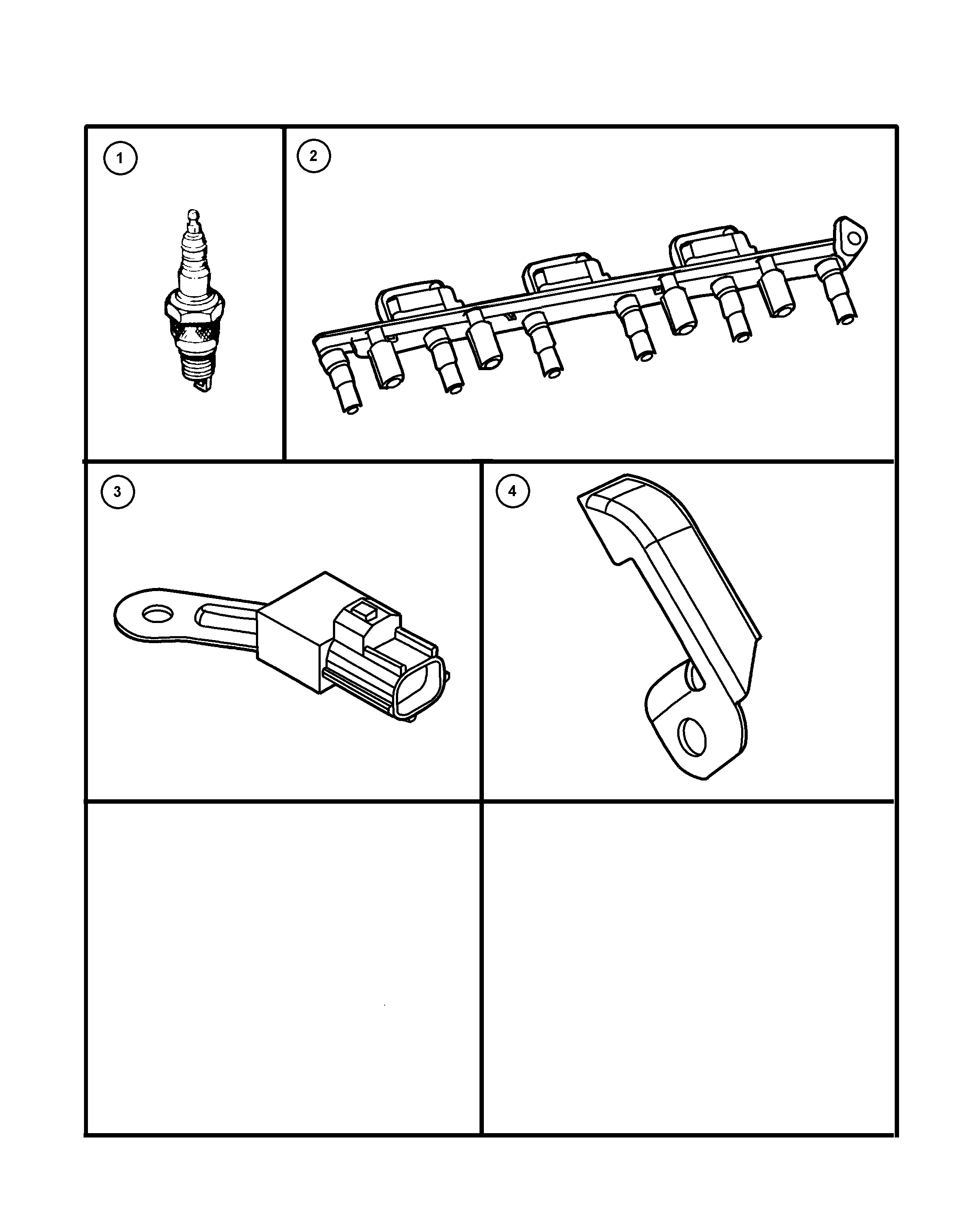 Chrysler SPRC1 2MCC4 - Свеча зажигания parts5.com