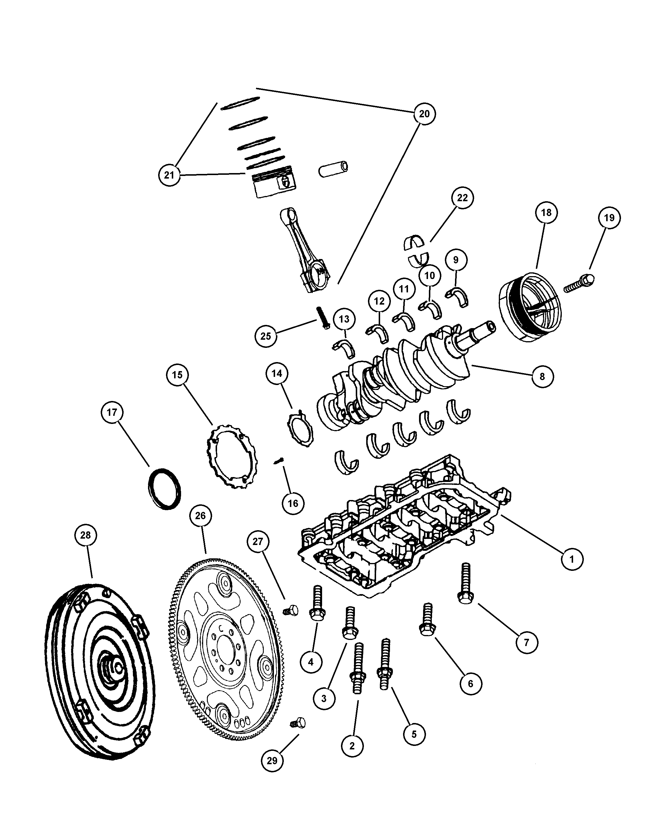 Chrysler 5302 0788 - Уплотняющее кольцо, коленчатый вал parts5.com