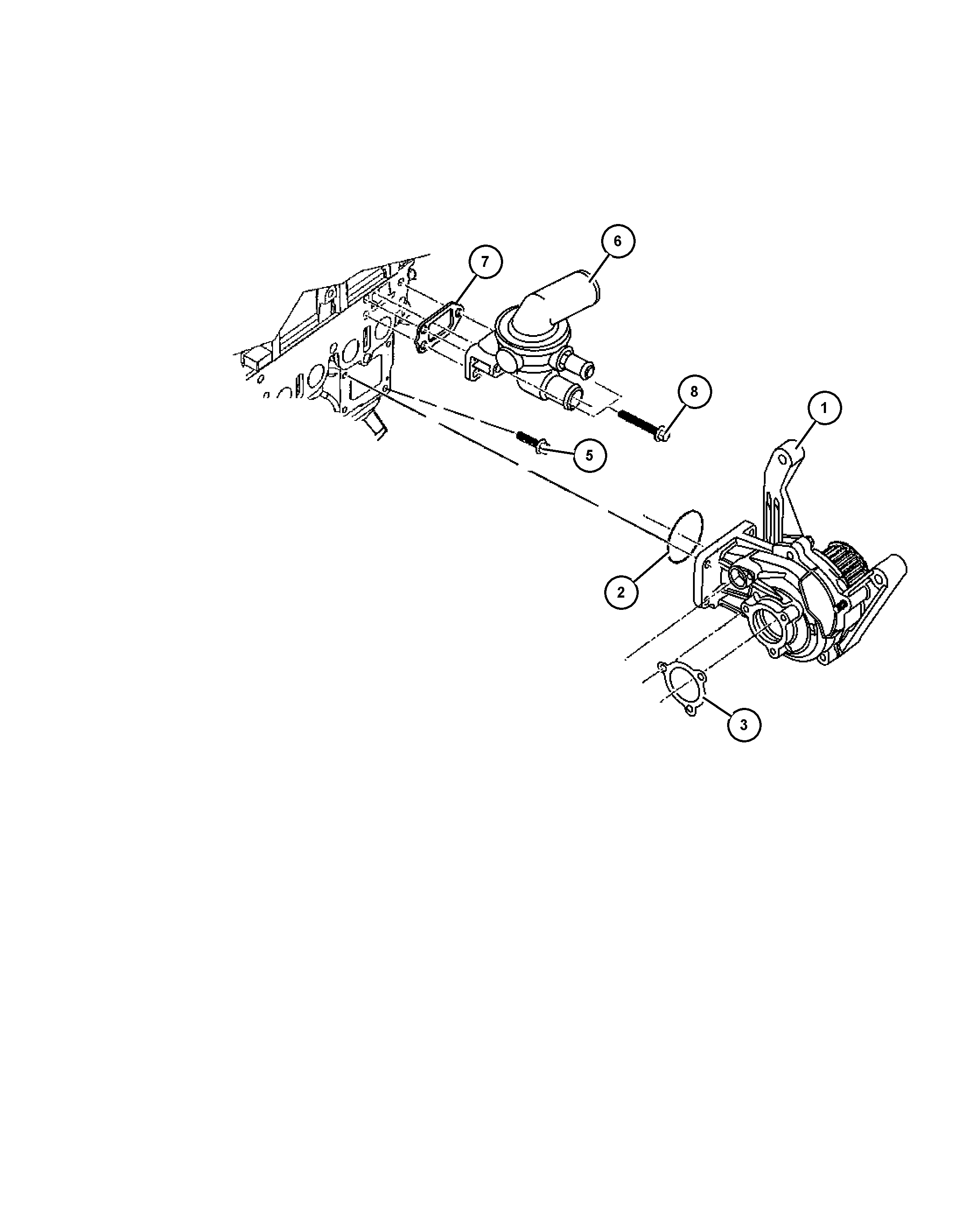 Jeep 5175 580AA - Водяной насос parts5.com