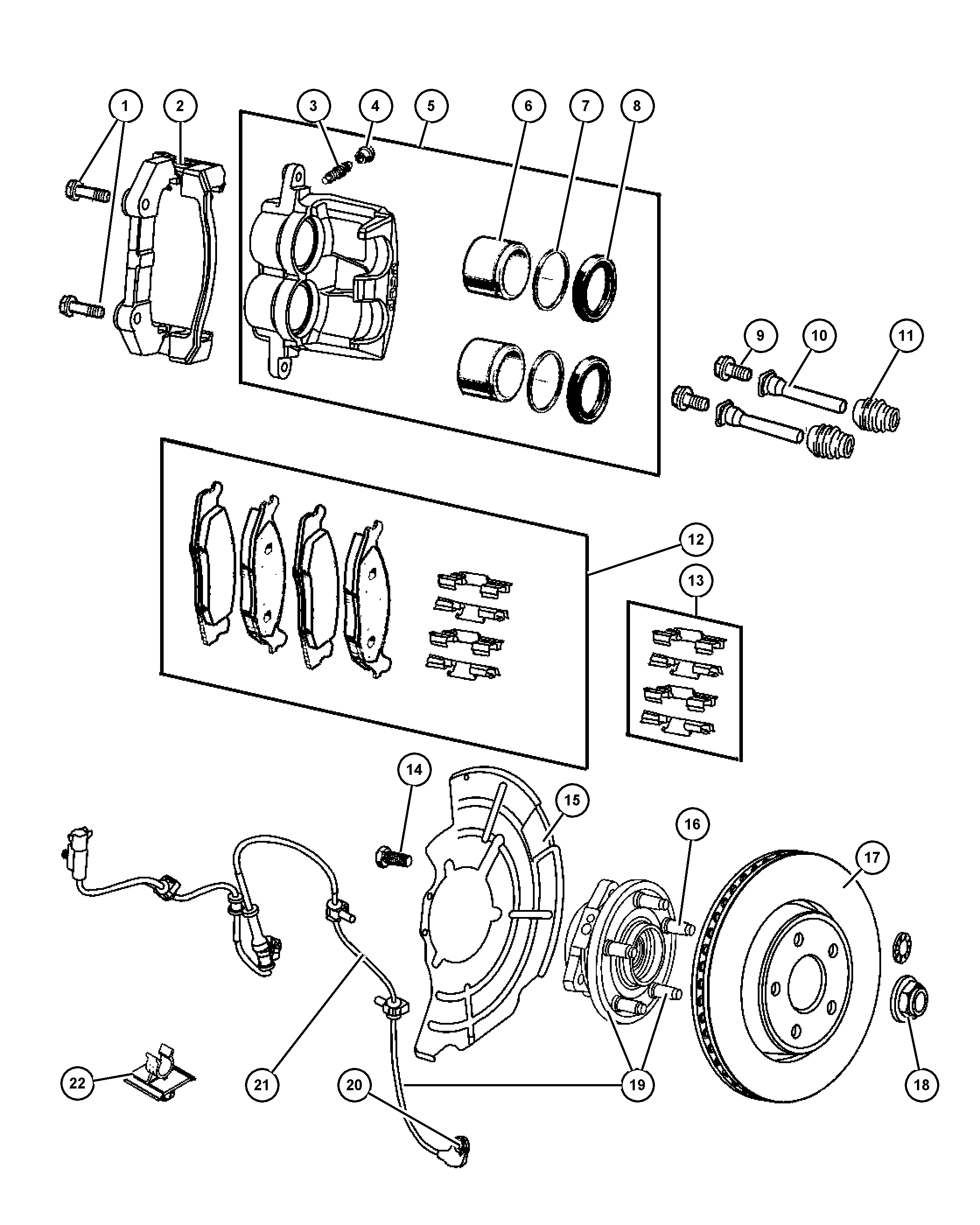 Jeep 52089 269AB - Тормозной диск parts5.com