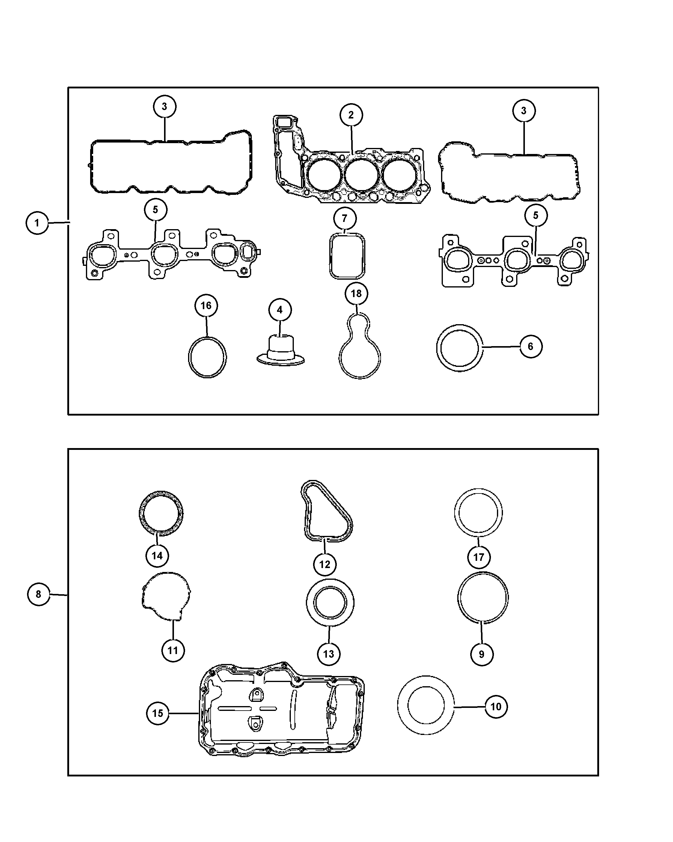 Chrysler 53021 226AA - Прокладка parts5.com