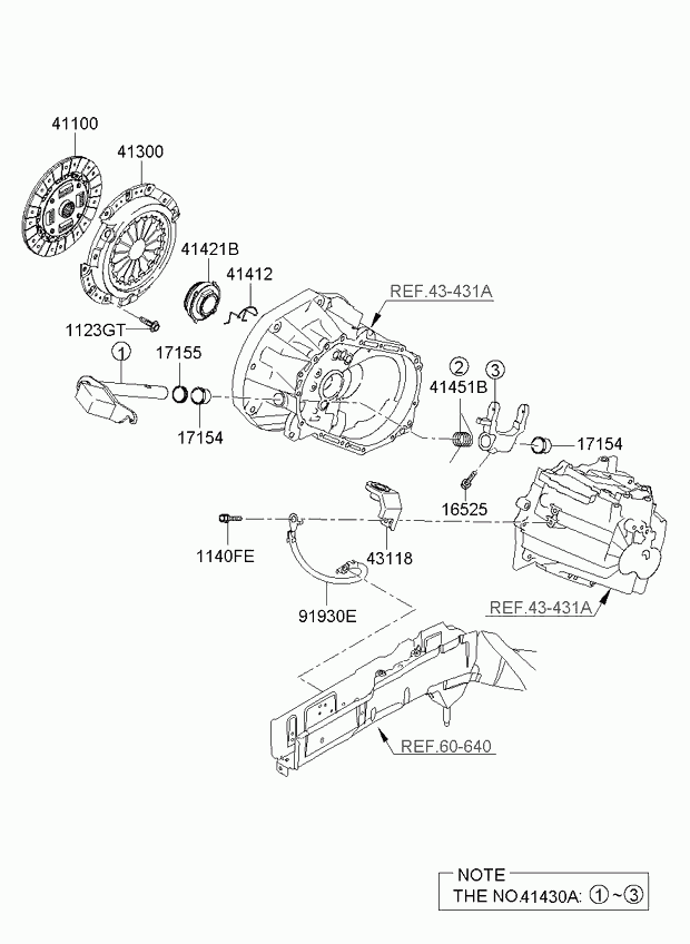 Hyundai 41300-02510 - Нажимной диск сцепления parts5.com