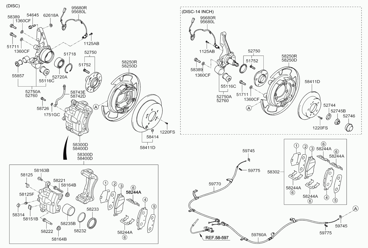 KIA (DYK) 5271026510 - Wheel Bearing parts5.com