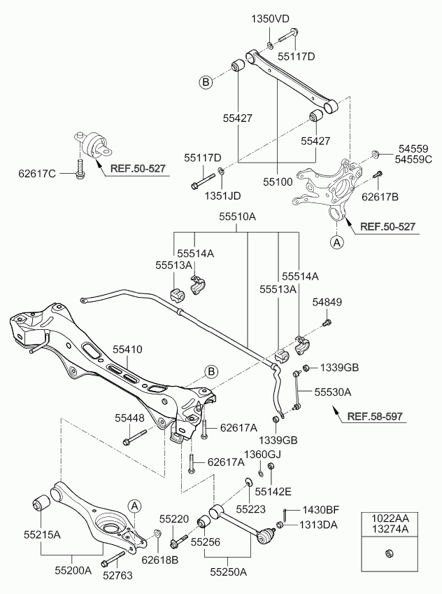 Buessing 55513-2G100 - Bearing Bush, stabiliser parts5.com