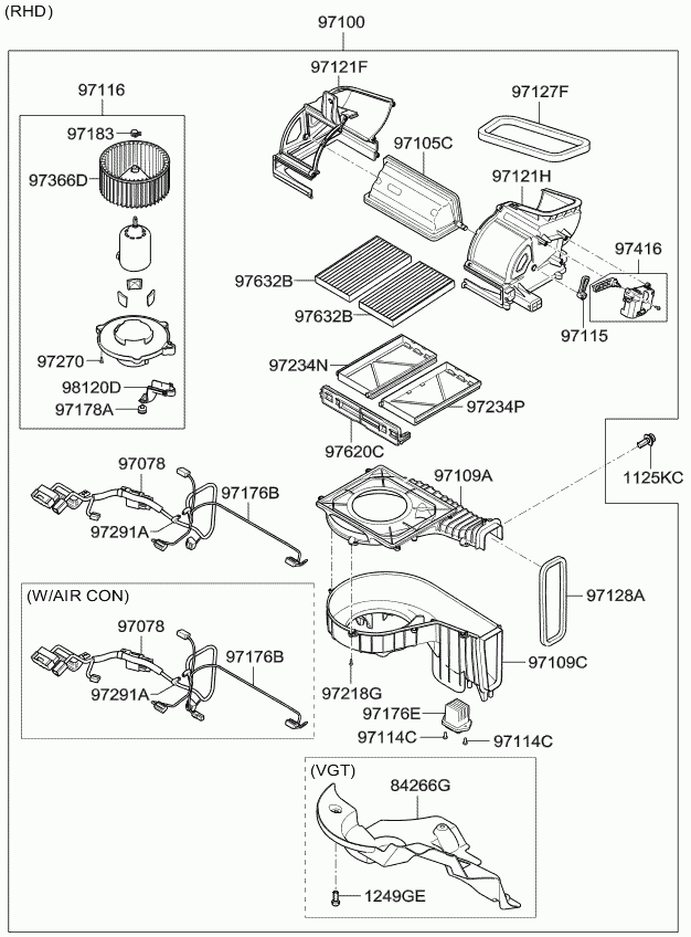 KIA 971202D000 - Реле, ABS parts5.com