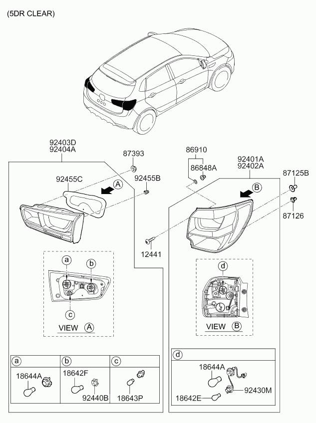 KIA 1864421058L - Лампа накаливания, фара дневного освещения parts5.com