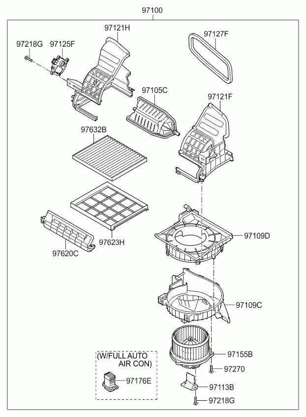 KIA 97133-4L000 - Фильтр воздуха в салоне parts5.com