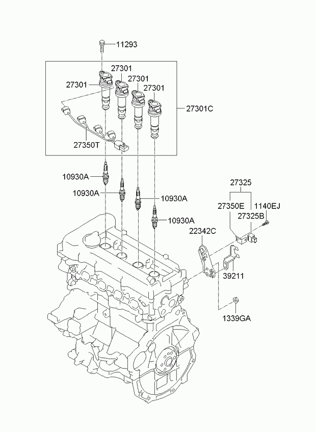 KIA 18829-11050 - Spark Plug parts5.com