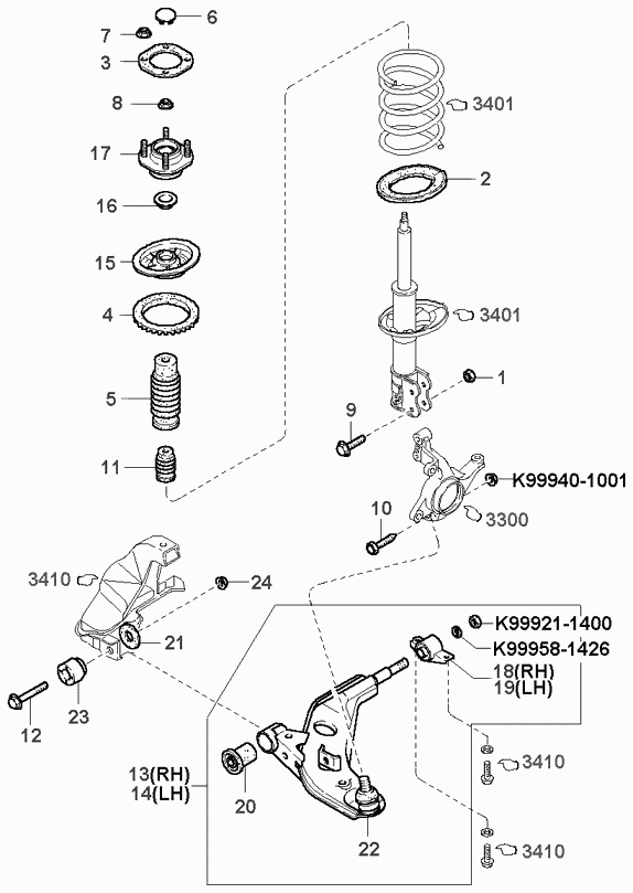 MAZDA 0G030-34-550B - Ball Joint parts5.com