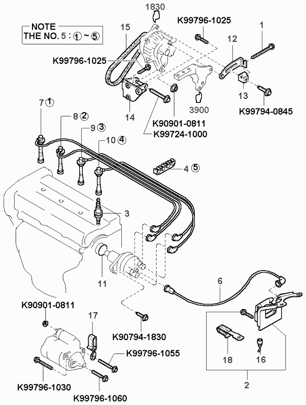 Honda 0K95418381 - Поликлиновой ремень parts5.com