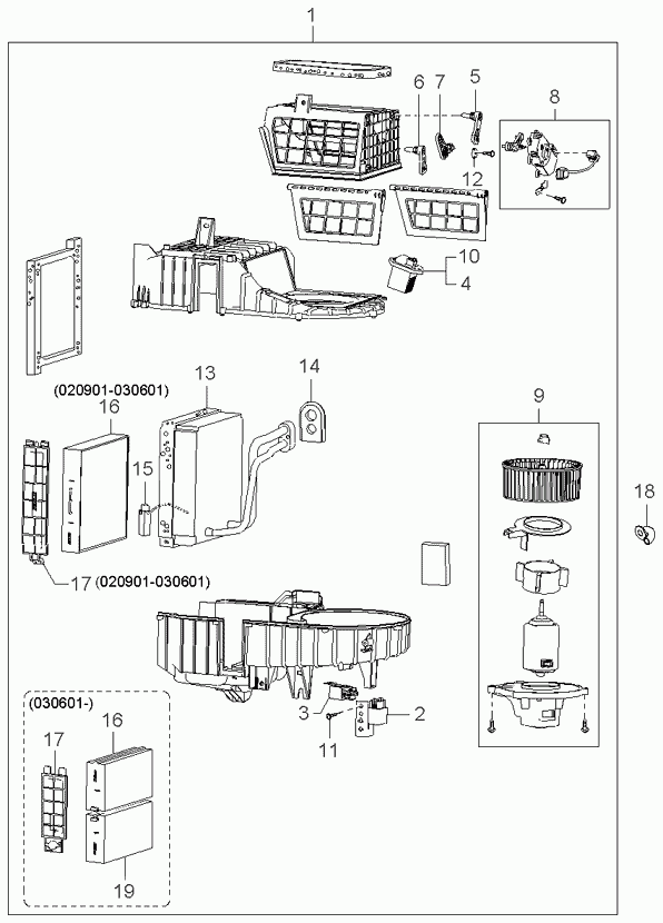 KIA 97619-3C200 - Фильтр воздуха в салоне parts5.com