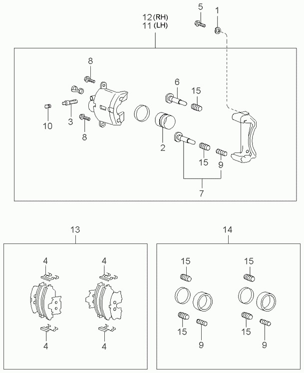 Hyundai 58101-3CA80 - Тормозные колодки, дисковые, комплект parts5.com